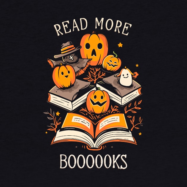 Spooky Teacher Halloween TShirt, Librarian Top, Book Lover's Trick or Treat Apparel, Gift for bookworms by Indigo Lake